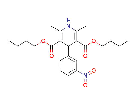 2,6-dimethyl-4-(3-nitro-phenyl)-1,4-dihydro-pyridine-3,5-dicarboxylic acid dibutyl ester