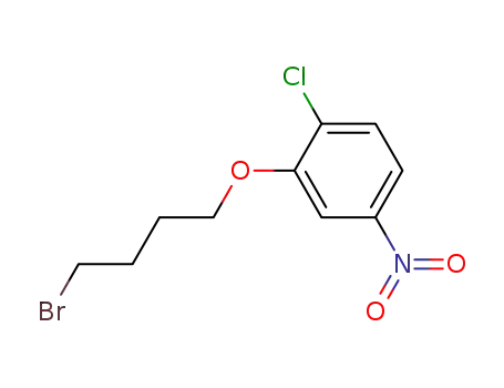 Molecular Structure of 31191-47-6 (2-(4-bromobutoxy)-1-chloro-4-nitrobenzene)