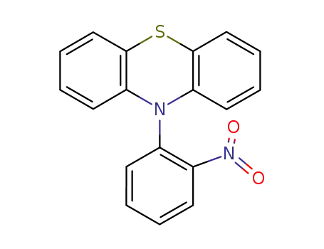 Molecular Structure of 91732-91-1 (10H-Phenothiazine, 10-(2-nitrophenyl)-)