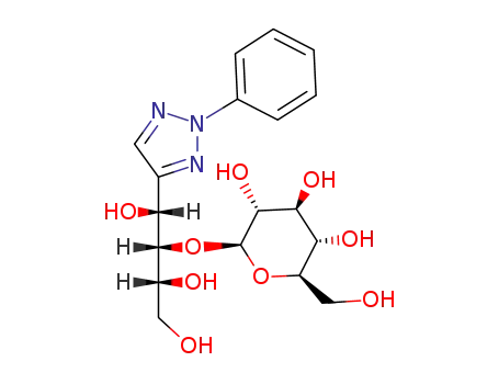 1,3,4-trihydroxy-1-(2-phenyl-2H-1,2,3-triazol-4-yl)butan-2-yl hexopyranoside