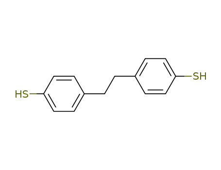Molecular Structure of 92266-98-3 (Benzenethiol, 4,4'-(1,2-ethanediyl)bis-)