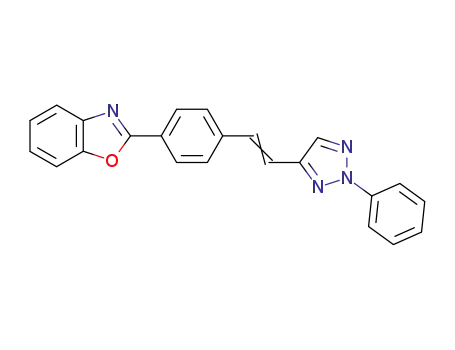 Benzoxazole, 2-[4-[2-(2-phenyl-2H-1,2,3-triazol-4-yl)ethenyl]phenyl]-