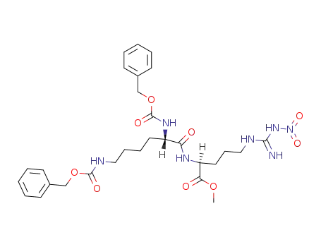 <i>N</i><sup>α</sup>-(<i>N</i><sup>2</sup>,<i>N</i><sup>6</sup>-bis-benzyloxycarbonyl-L-lysyl)-<i>N</i><sup>ω</sup>-nitro-L-arginine methyl ester