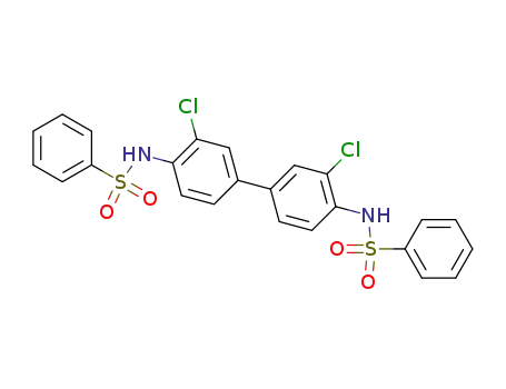 <i>N</i>,<i>N'</i>-(3,3'-dichloro-biphenyl-4,4'-diyl)-bis-benzenesulfonamide