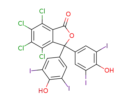 4,5,6,7-tetrachloro-3,3-bis-(4-hydroxy-3,5-diiodo-phenyl)-phthalide