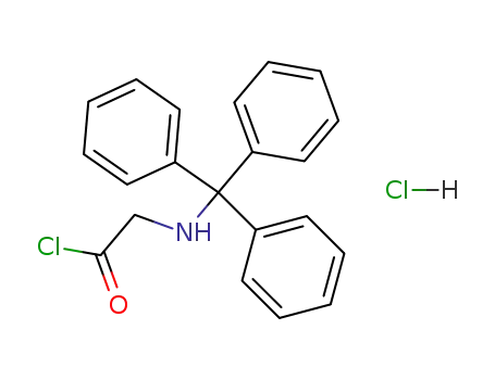 2-(Tritylamino)acetyl chloride;hydrochloride