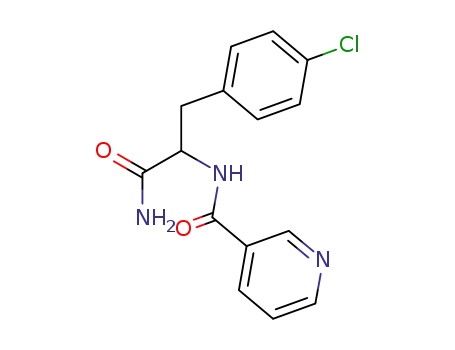 4-chloro-<i>N</i>-nicotinoyl-<i>DL</i>-phenylalanin-amide