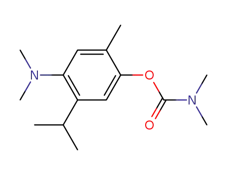 dimethyl-carbamic acid-(4-dimethylamino-5-isopropyl-2-methyl-phenyl ester)