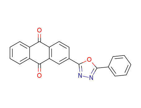 2-(5-phenyl-[1,3,4]oxadiazol-2-yl)-anthraquinone
