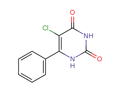 Molecular Structure of 90767-48-9 (5-chloro-6-phenylpyrimidine-2,4(1H,3H)-dione)