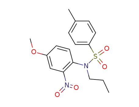 toluene-4-sulfonic acid-(4-methoxy-2-nitro-<i>N</i>-propyl-anilide)