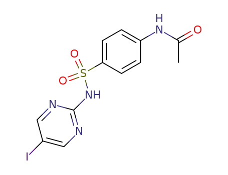 4-acetylamino-<i>N</i>-(5-iodo-pyrimidin-2-yl)-benzenesulfonamide