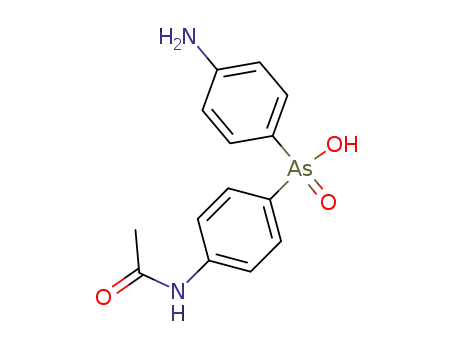 Molecular Structure of 857587-49-6 ((4-acetylamino-phenyl)-(4-amino-phenyl)-arsinic acid)