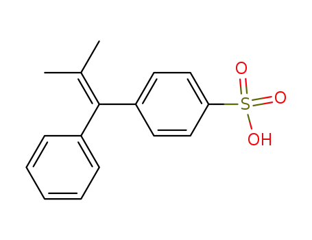4-(2-methyl-1-phenyl-propenyl)-benzenesulfonic acid