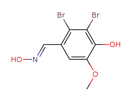 2,3-DIBROMO-4-HYDROXY-5-METHOXYBENZALDEHYDE OXIME