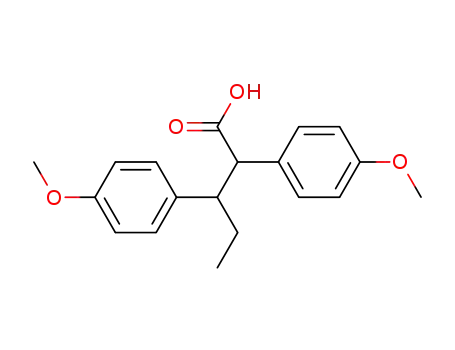 2,3-bis(4-methoxyphenyl)pentanoic acid