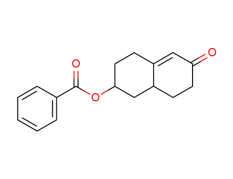 Molecular Structure of 22515-09-9 (6-benzoyloxy-4,4a,5,6,7,8-hexahydro-3<i>H</i>-naphthalen-2-one)