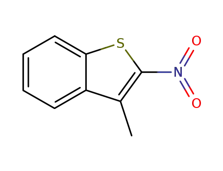 Molecular Structure of 33357-85-6 (3-methyl-2-nitro-1-benzothiophene)