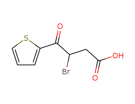 Molecular Structure of 53515-21-2 (3-BROMO-4-OXO-4-THIEN-2-YLBUTANOIC ACID)