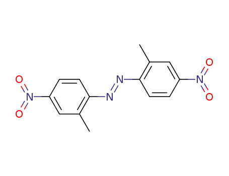 Molecular Structure of 29418-63-1 ((E)-bis(2-methyl-4-nitrophenyl)diazene)