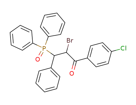 2-bromo-1-(4-chloro-phenyl)-3-(oxo-diphenyl-phosphoranyl)-3-phenyl-propan-1-one