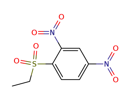 Molecular Structure of 837-21-8 (ethyl-(2,4-dinitro-phenyl)-sulfone)