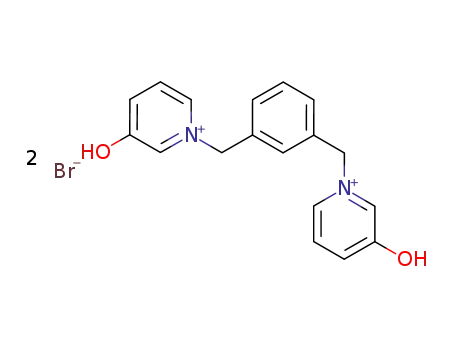 3,3'-dihydroxy-1,1'-<i>m</i>-xylylene-bis-pyridinium; dibromide