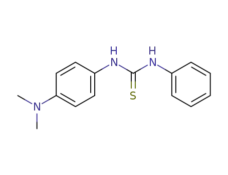 Molecular Structure of 5779-20-4 (Thiourea, N-[4-(dimethylamino)phenyl]-N'-phenyl-)