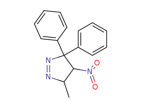 5-methyl-4-nitro-3,3-diphenyl-4,5-dihydro-3<i>H</i>-pyrazole