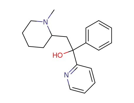 2-(1-methyl-[2]piperidyl)-1-phenyl-1-[2]pyridyl-ethanol
