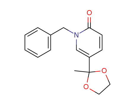 1-benzyl-5-(2-methyl-[1,3]dioxolan-2-yl)-1<i>H</i>-pyridin-2-one