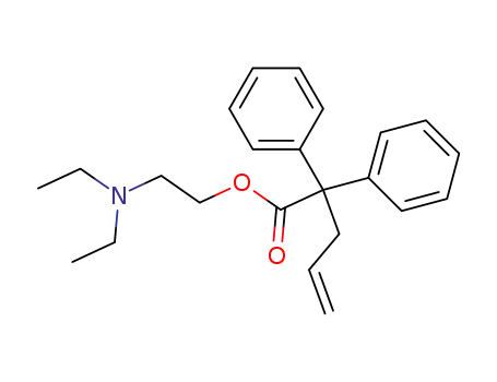 Molecular Structure of 24539-71-7 (Benzeneacetic acid, a-phenyl-a-2-propen-1-yl-,2-(diethylamino)ethyl ester)