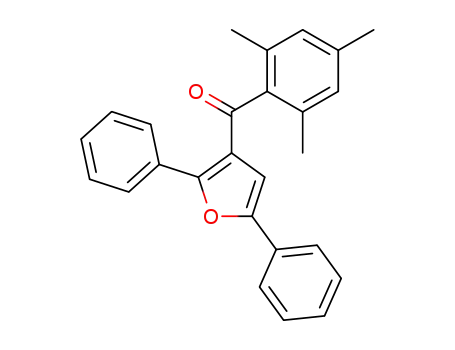 Molecular Structure of 102876-46-0 ((2,5-diphenyl-[3]furyl)-mesityl ketone)