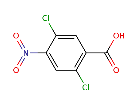 Molecular Structure of 13300-60-2 (2,5-Dichloro-4-nitrobenzoic acid)