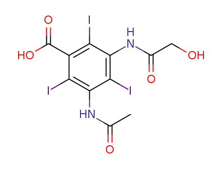 Molecular Structure of 19863-06-0 (Ioxotrizoic acid)