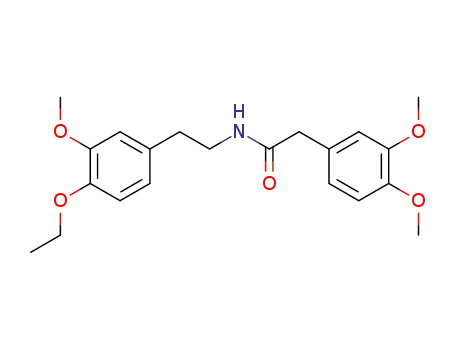 Molecular Structure of 4042-19-7 ((3,4-dimethoxy-phenyl)-acetic acid-(4-ethoxy-3-methoxy-phenethylamide))
