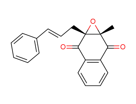 (+/-)-2-<i>trans</i>-cinnamyl-2,3-epoxy-3-methyl-2,3-dihydro-[1,4]naphthoquinone