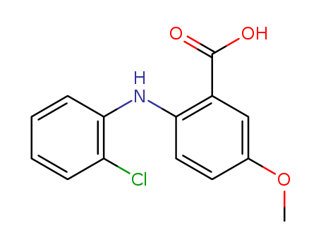 2-[(2-chlorophenyl)amino]-5-methoxybenzoic acid