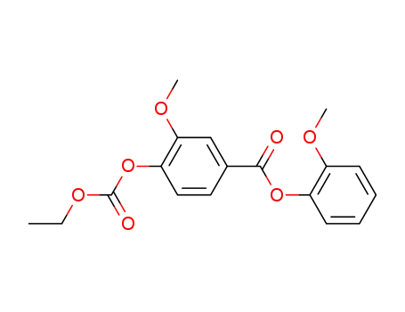 2-methoxyphenyl 4-[(ethoxycarbonyl)oxy]-3-methoxybenzoate