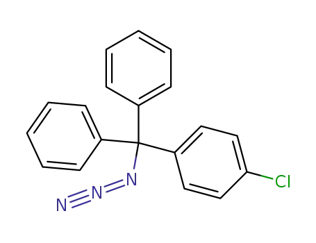 Molecular Structure of 13189-73-6 (4-chloro-trityl azide)