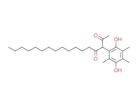 3-(2,5-dihydroxy-3,4,6-trimethyl-phenyl)-heptadecane-2,4-dione