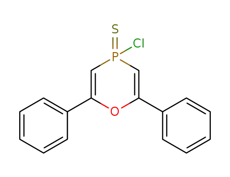 4-chloro-2,6-diphenyl-1,4-oxaphosphorin 4-sulfide