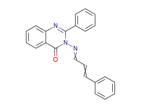 4(3H)-Quinazolinone, 2-phenyl-3-[(3-phenyl-2-propenylidene)amino]-