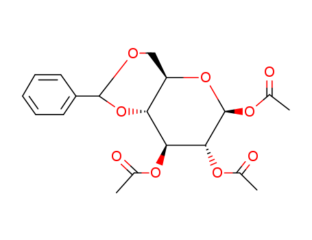 1,2,3-TRI-O-ACETYL-4,6-O-BENZYLIDENE-SS-D-GLUCOPYRANOSECAS