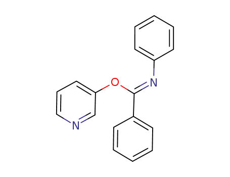Benzenecarboximidic acid, N-phenyl-, 3-pyridinyl ester