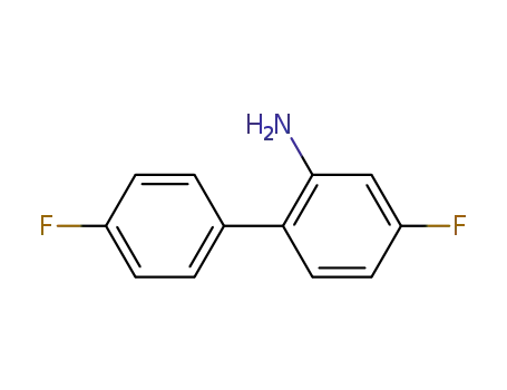 Molecular Structure of 2367-21-7 (4,4'-difluoro-[1,1'-biphenyl]-2-amine)