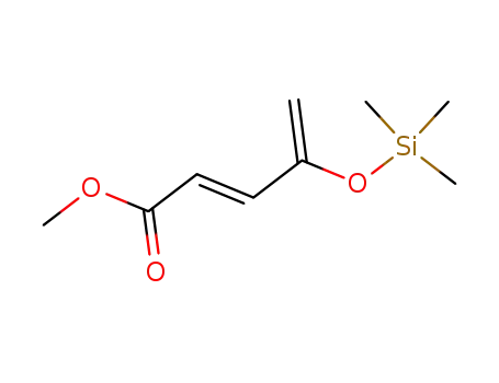 Molecular Structure of 111938-53-5 (2,4-Pentadienoic acid, 4-[(trimethylsilyl)oxy]-, methyl ester, (E)-)