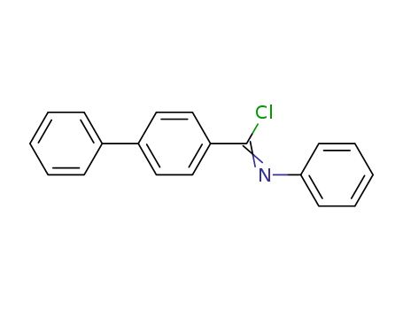 N-phenyl-4-phenylbenzimidoyl chloride