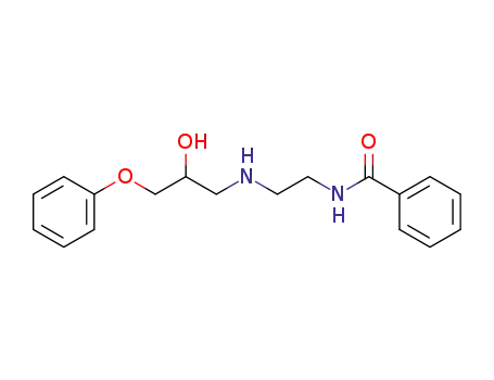Molecular Structure of 83019-52-7 (N-[2-(2-Hydroxy-3-phenoxy-propylamino)-ethyl]-benzamide)