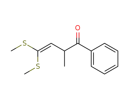 2-Methyl-4,4-bis-methylsulfanyl-1-phenyl-but-3-en-1-one